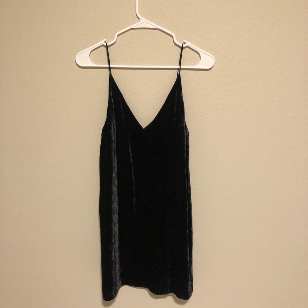 Zara Velvet Mini slip dress